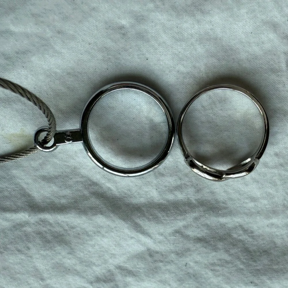 Sterling Silver Size 8 Infinity‎ Ring